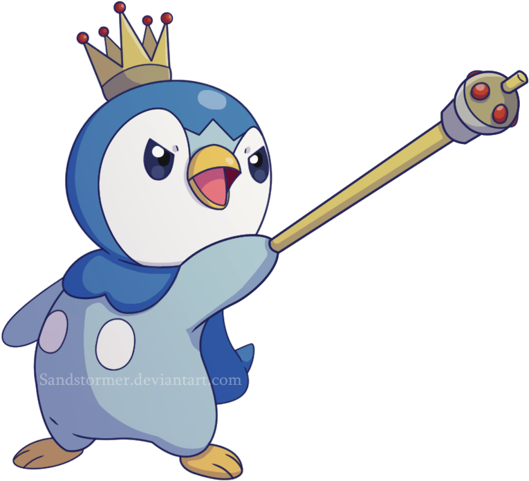 Emperor Piplup By Sandstormer - Transparent Piplup (900x800)