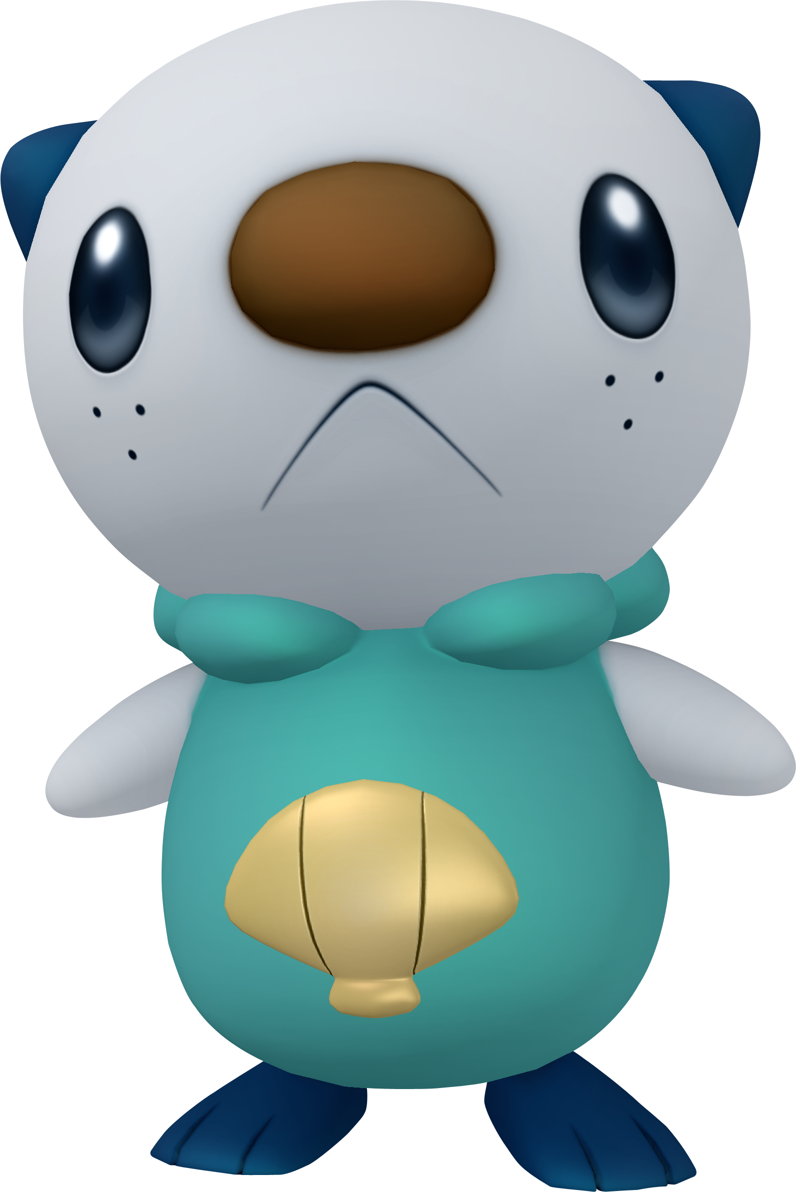 3d Png Picture - Oshawott 3d (1592x2385)
