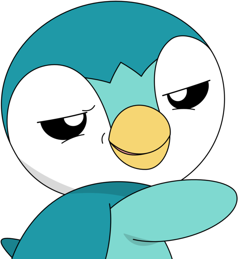 Shiny Piplup Epic Expression By Kol98 - Pokemon No Diamond And Pearl Meme (894x894)