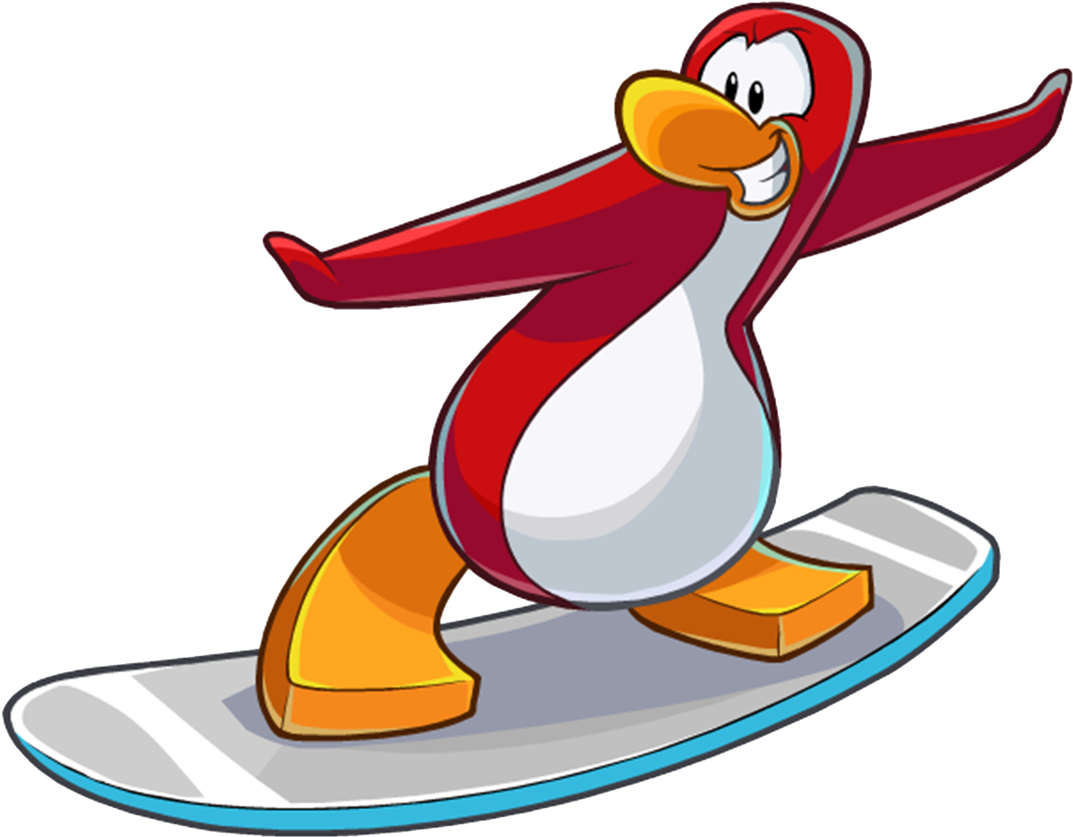 Club Penguin Vanimo Surfing - Club Penguin Penguin Surfing (1353x1025)
