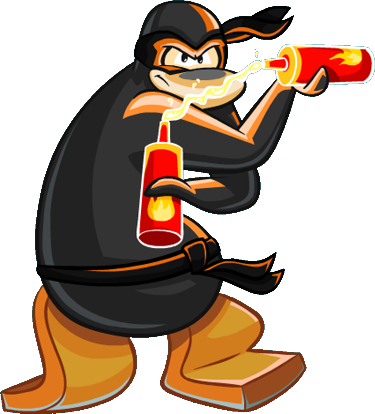 Ninja Fuego1 - Club Penguin Ninjas (1515x1461)