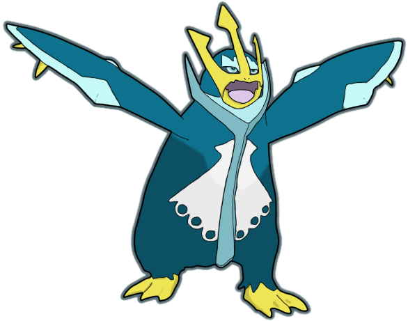 Empoleon Pokémon X And Y Prinplup Piplup - Shiny Empoleon (622x460)