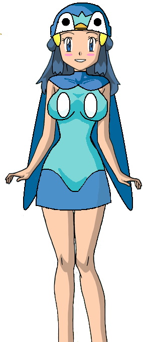 Free Pokemon Dawn Platinum Outfit - Dawn Piplup Outfit (289x700)
