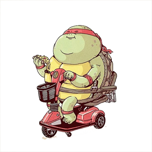 Superhero Fat Cartoon Illustration - Fat Superhero (500x500)