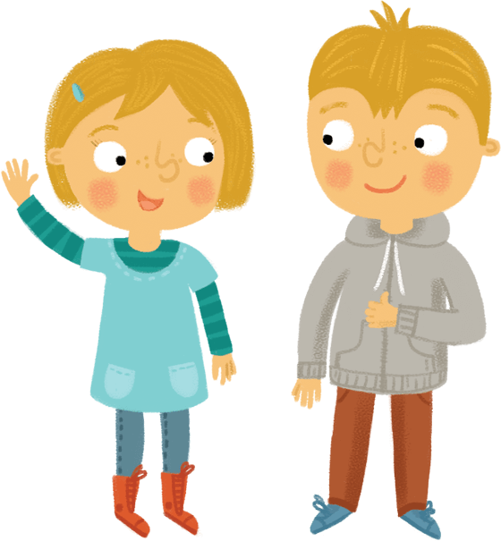 People Greeting Each Other Clipart - Greeting Each Other Clipart (560x605)