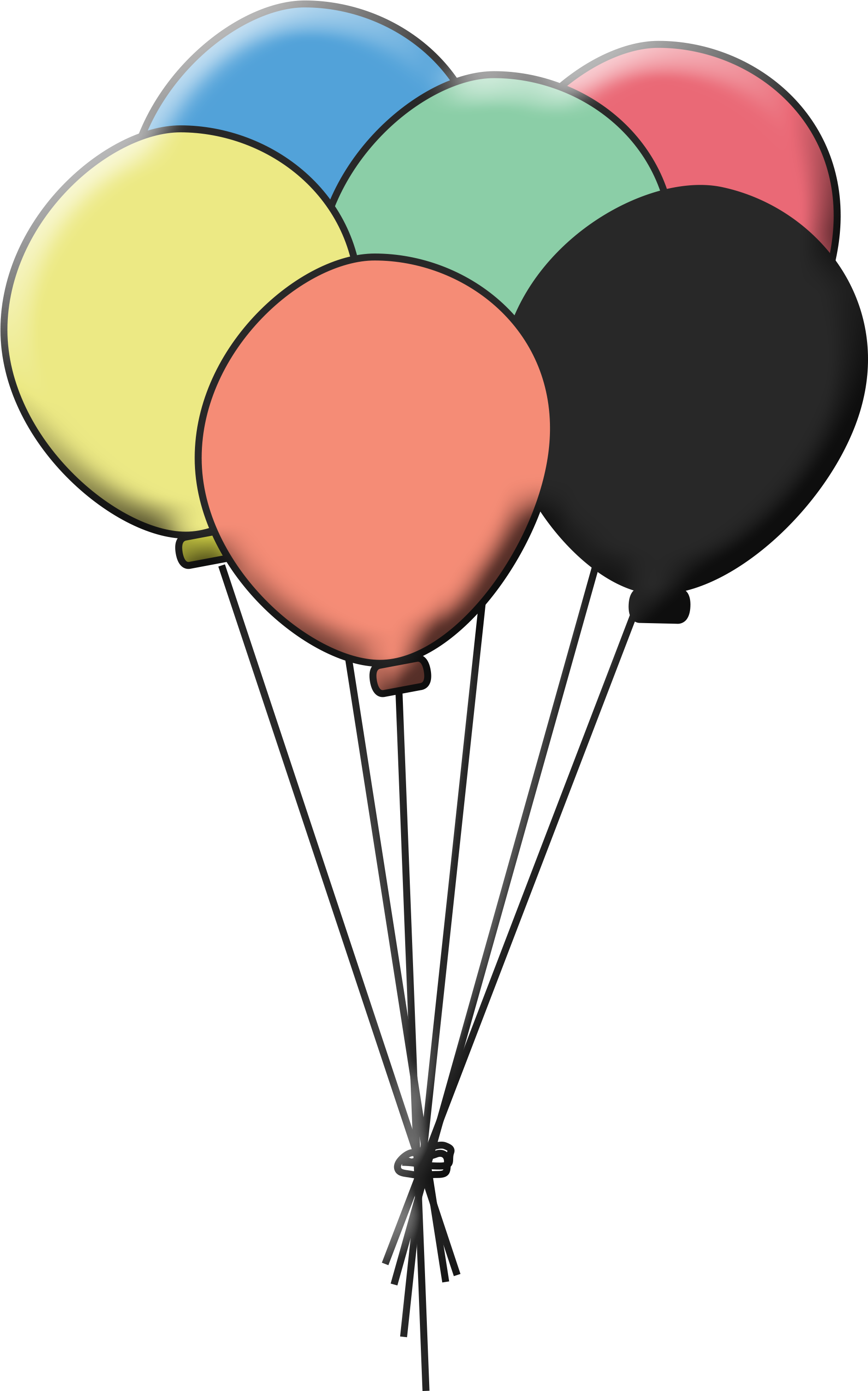 Balloon Creativity Clip Art - Balloon Creativity Clip Art (2152x3600)