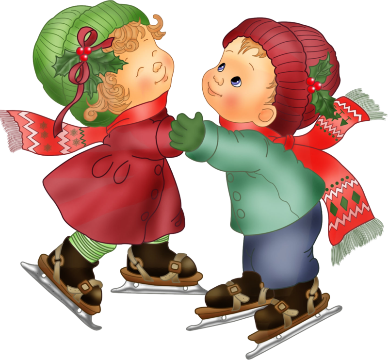 Christmas Clipart - Ice Skate (800x742)