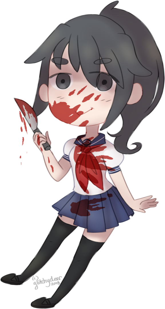 Chibi Yandere Chan By Mysticpastel - Chibi (701x1139)