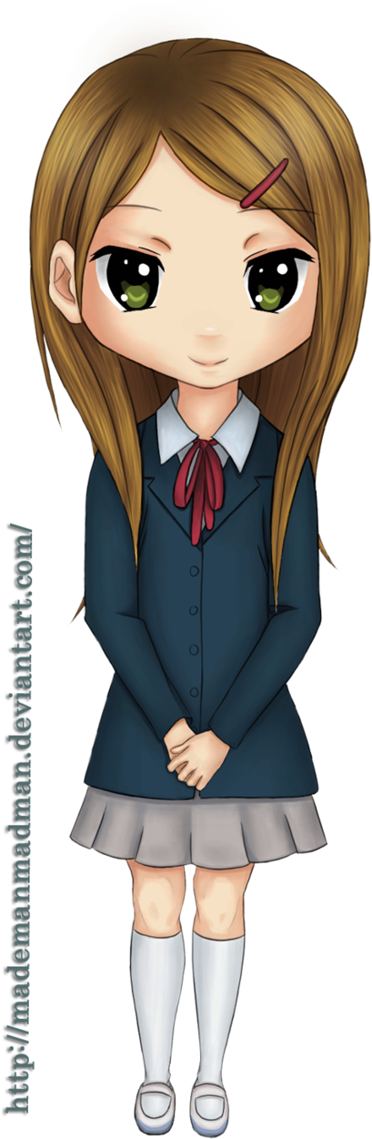 Megumi Sokabe K-on Chibireq3 By Mademanmadman - Cartoon (600x1286)