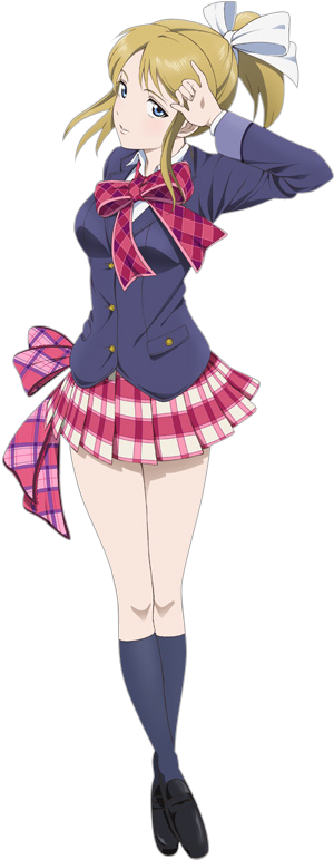 {render} Eri Ayase School Uniform - Anime School Uniform Render (349x780)