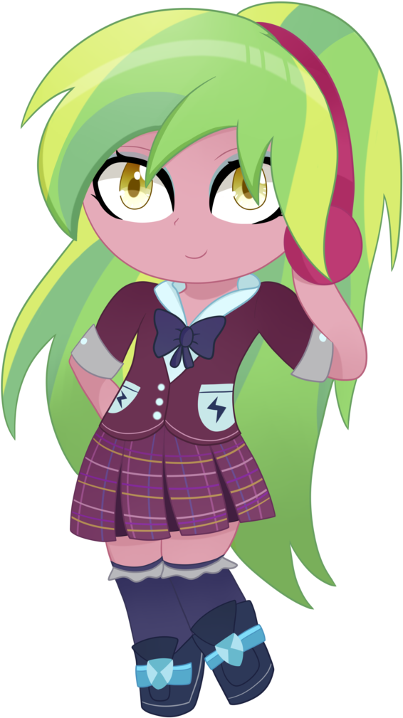 Emera33, Bowtie, Chibi, Clothes, Crystal Prep Academy - Cartoon (610x1024)