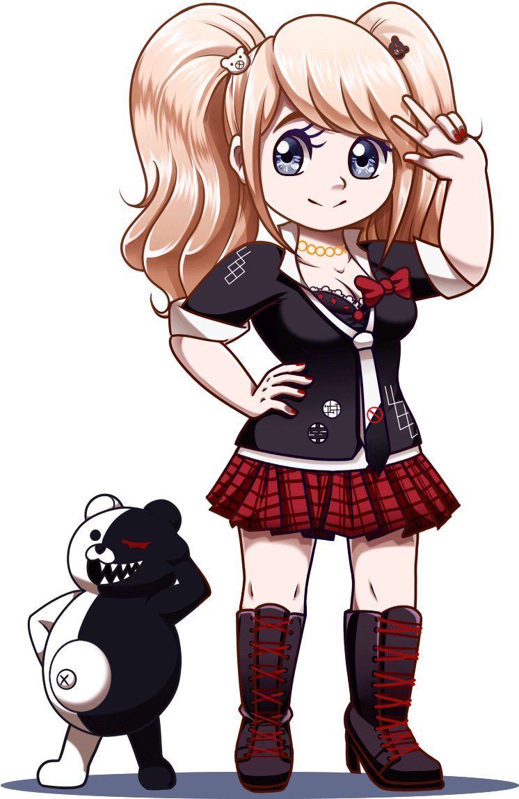 By Lynillust Enoshima Junko By Lynillust - Digital Art (866x1181)