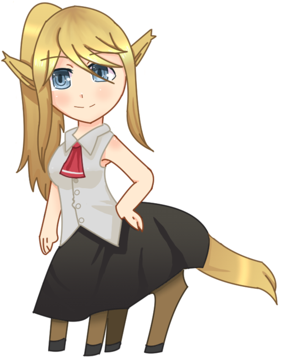 Chibi Centorea By Seagr33nowl - Monster Musume (600x721)