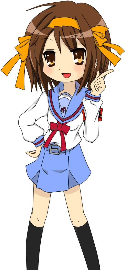 Askfaina 16 10 'haruhi Suzumiya' Ls Chibi Versionunf - Manga (900x1244)