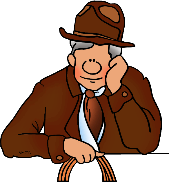 Famous People From Oklahoma - Cartoon (602x648)