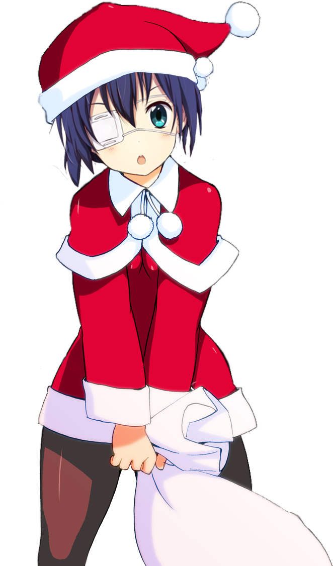 Ansatsu Kyoushitsu, Okuda Manami, Twin Braids, Christmas - Chuunibyou Demo Koi Ga Shitai Christmas (818x1147)
