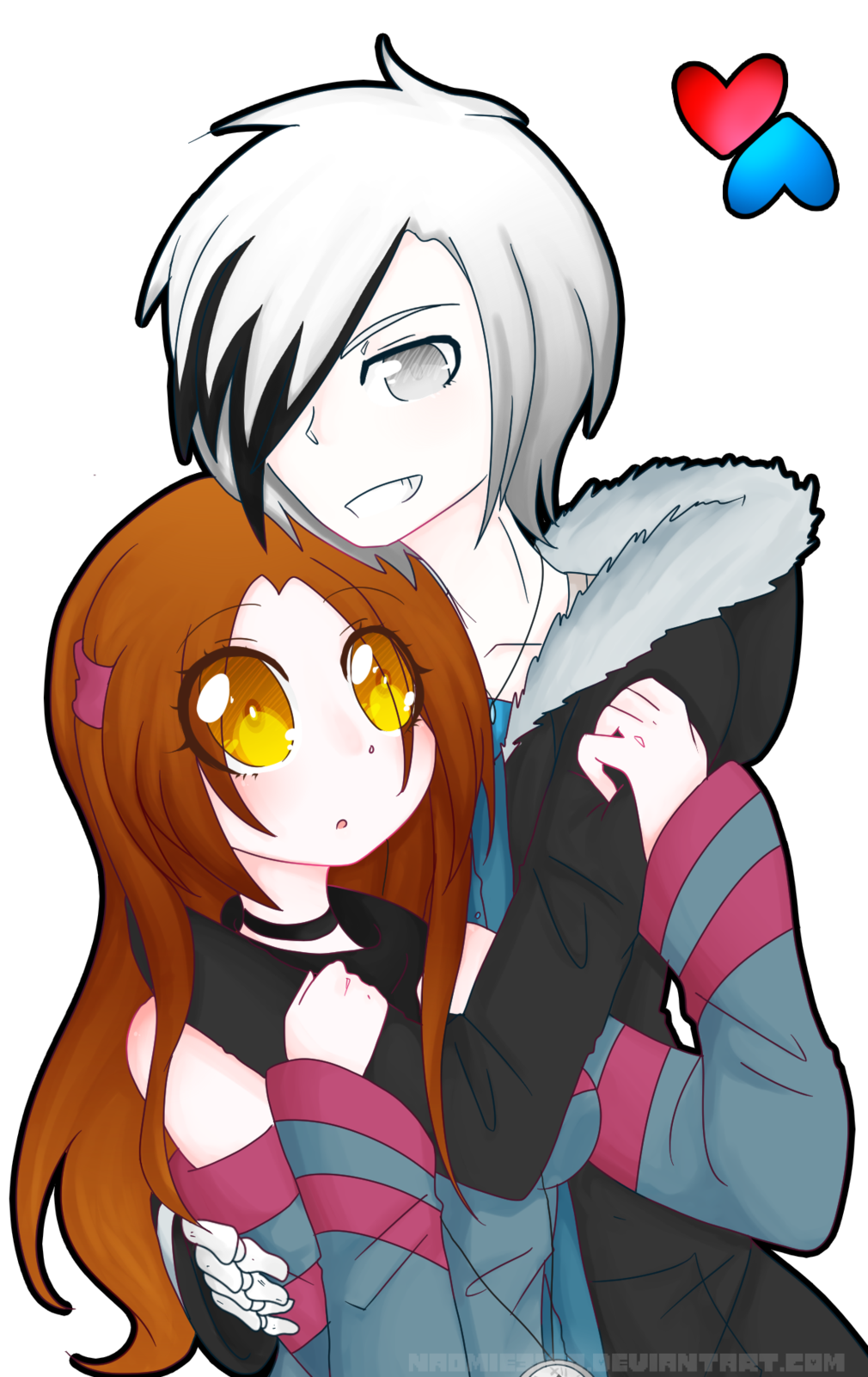 Love Anime Easy Drawings Download - Sans X Frisk Anime (1024x1621)
