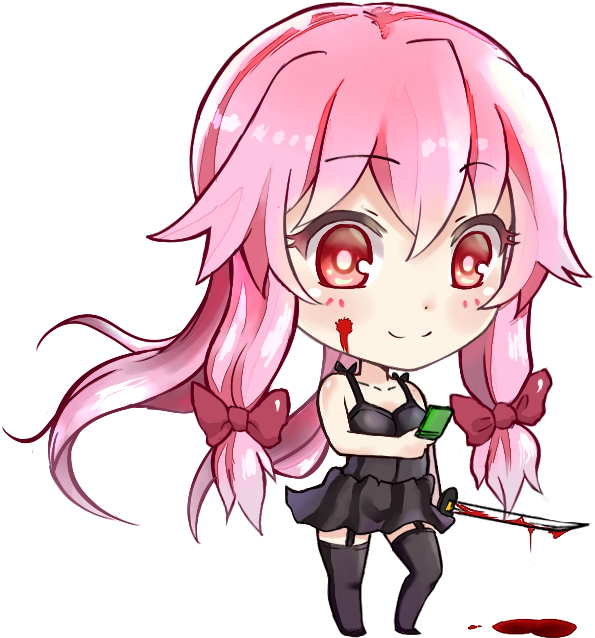Yuno Gasai Chibi - Yuno Gasai Chibi (677x645)