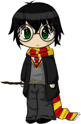 Bonequinhas Kawaii- Harry Potter - Harry Potter Transparent Background (300x421)