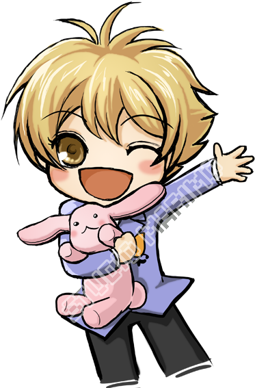 Ouran Highschool Host Club Honey Chibi Download - Honey Senpai (378x580)