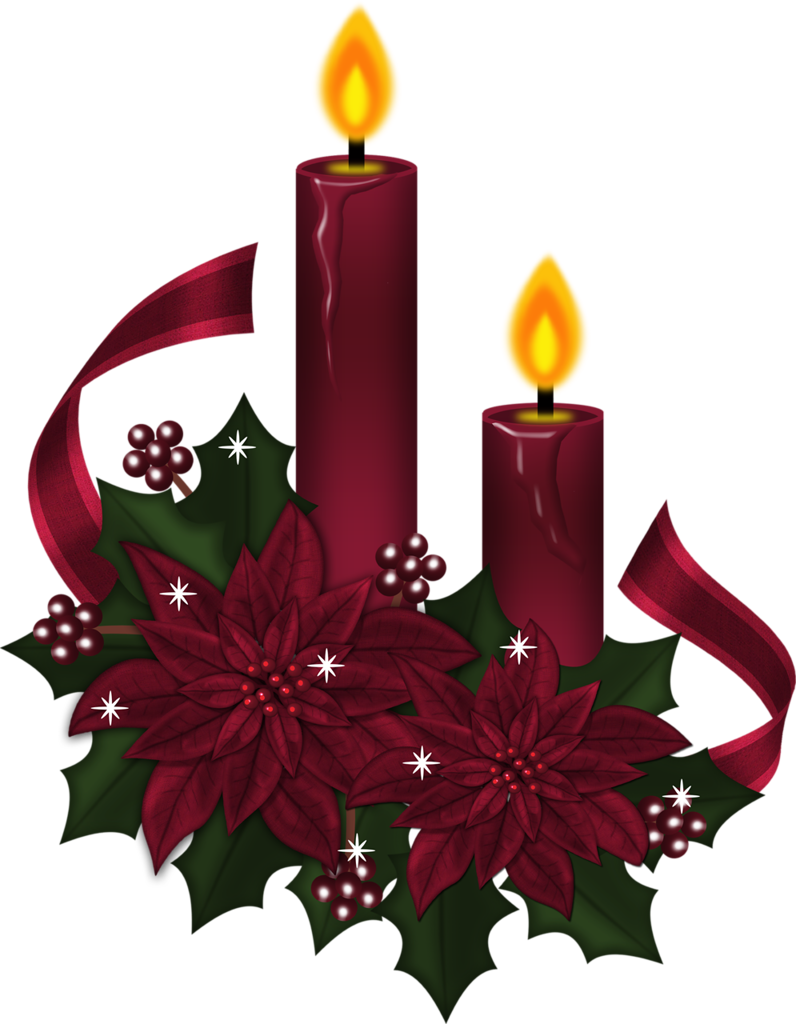 Fm Magical Christmas Element 52 - Christmas Clip Art Of Candles (796x1024)