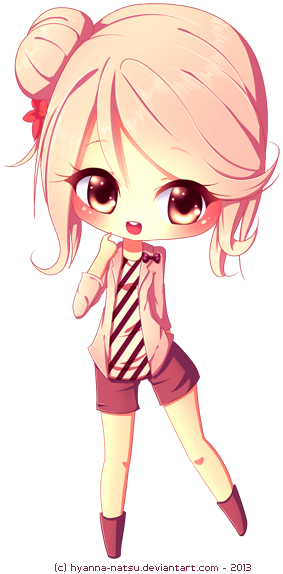 Cellshading Chibi Commission For Angelichellraiser - Drawing (283x574)