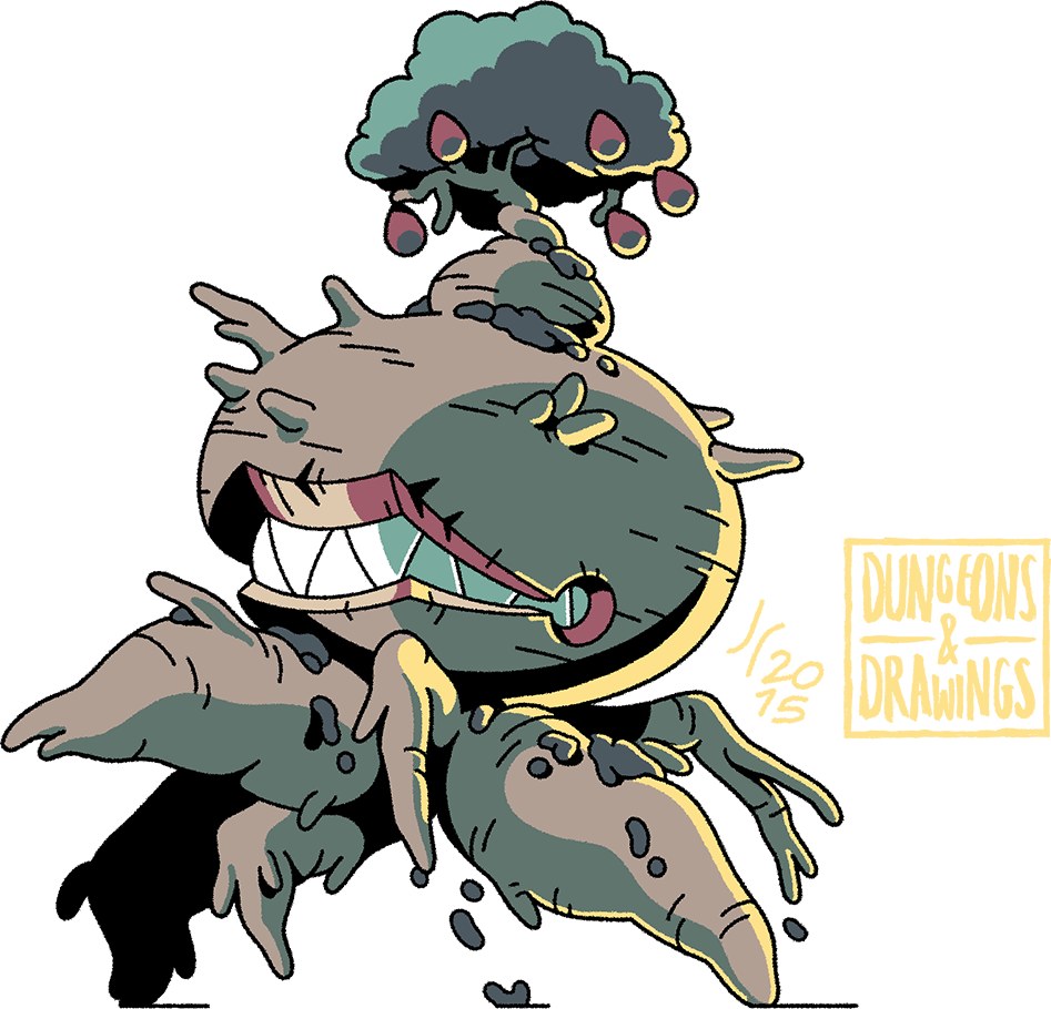 Treants Are Large Plant Creatures That Grow And Shepherd - Treant Drawings (947x910)