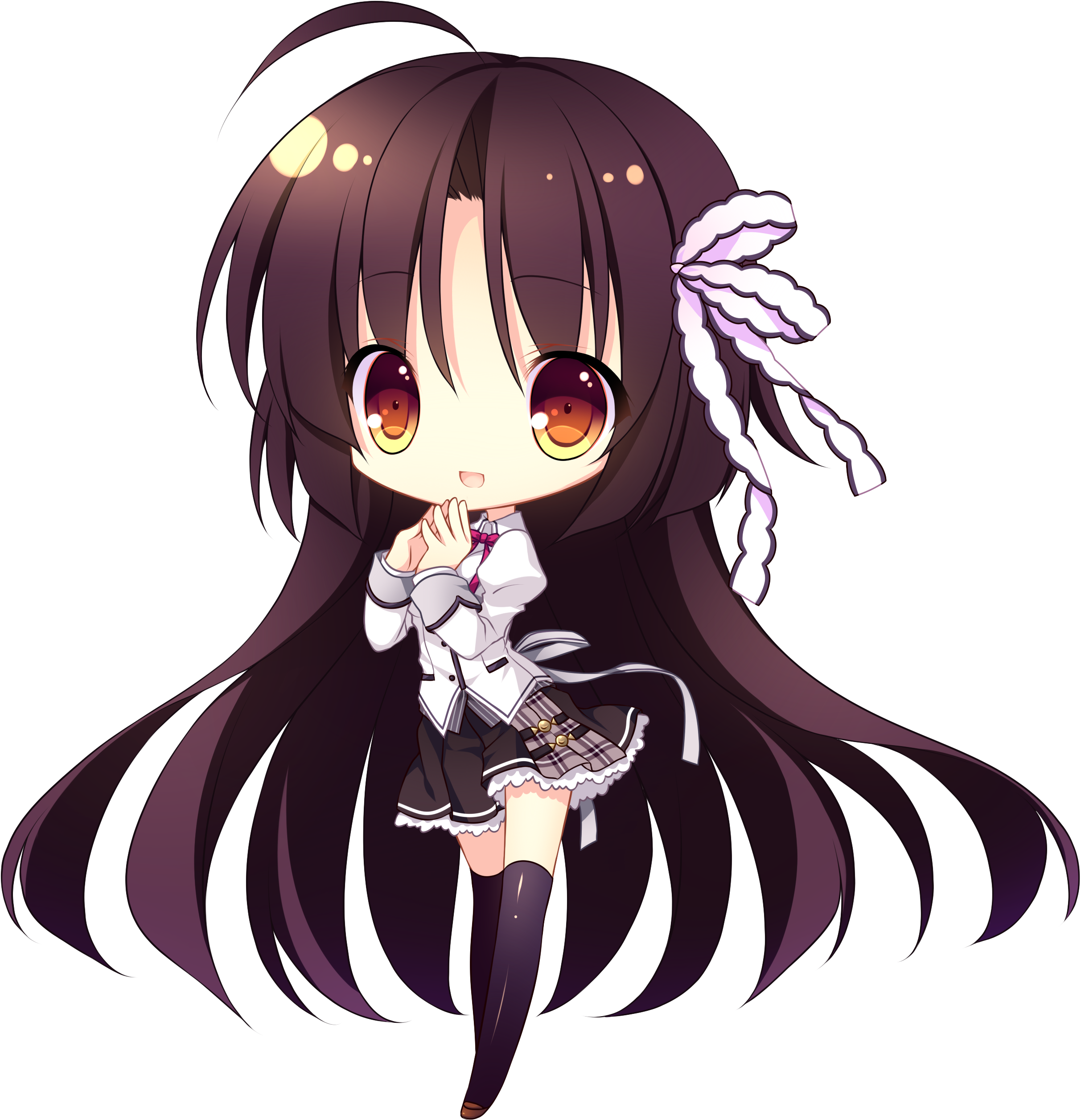 Options - Chibi Anime School Girl (2700x2800)
