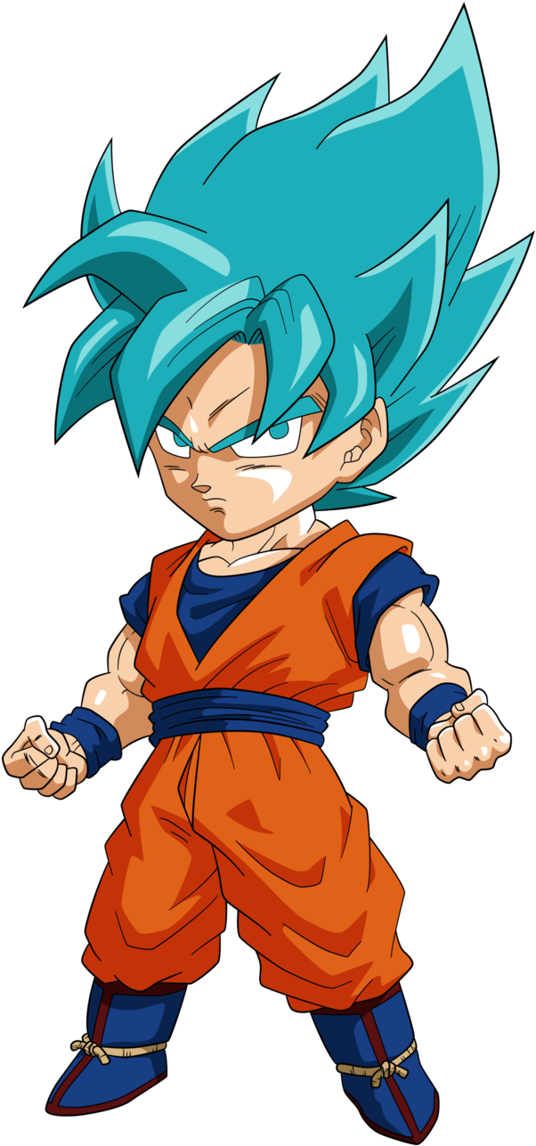 Chibi Ssgss Goku By Rayzorblade189-d92vm6f - Goku Black Rose Chibi (617x1296)