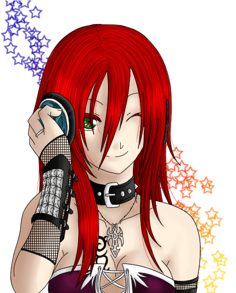 Evil Red Hair Girl (500x600)