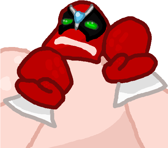 Strong Bad Red Fictional Character Cartoon Produce - Illustration (557x605)