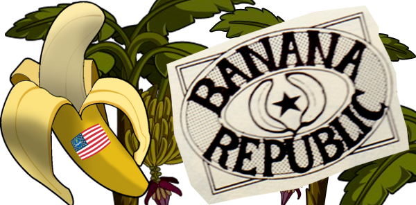 Bananna Republic American Flag4 - United States Of America (600x296)