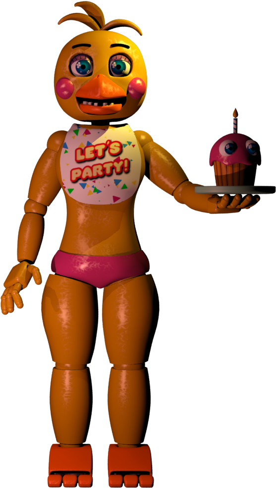 Toy Chica Full Body With Beak By Foxyboyedits - Toy Chica No Beak (623x1005)