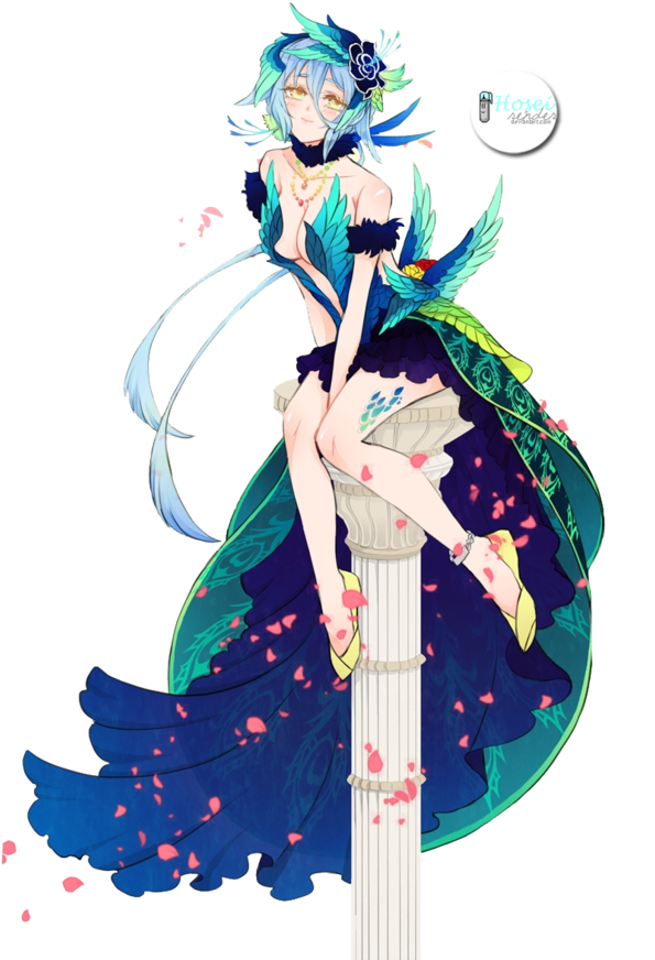 X Render Anime - Galaxy Anime Girl Render (600x891)