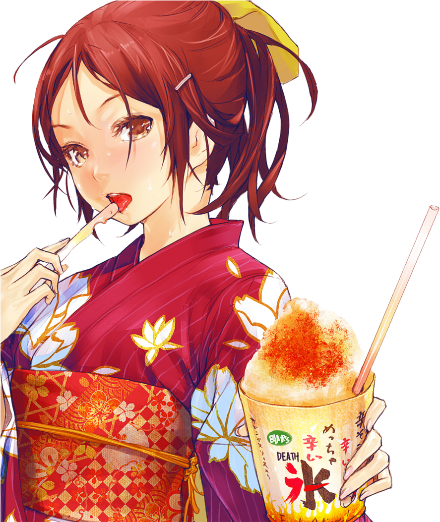 Add A Caption - Geisha Anime Png (900x1052)