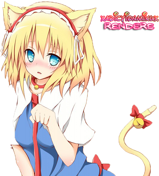 Anime Chibi Girl Neko For Kids - Digital Art (578x600)