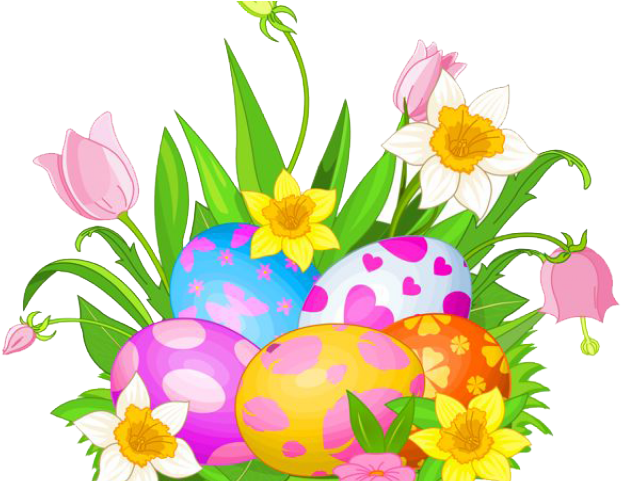 Easter Flower Png Transparent Images - Happy Easter Free Clipart (640x480)