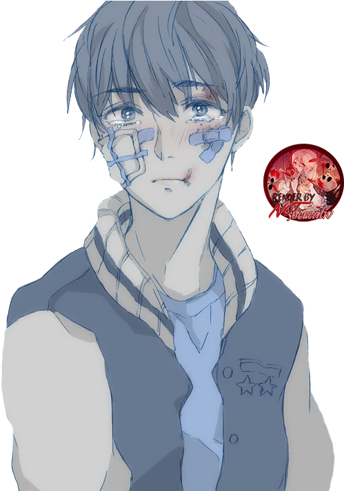 Faqquscarp 28 0 Anime Boy Render [odysseeey] By Notsocreativ - Anime Boy Smile Crying (600x710)
