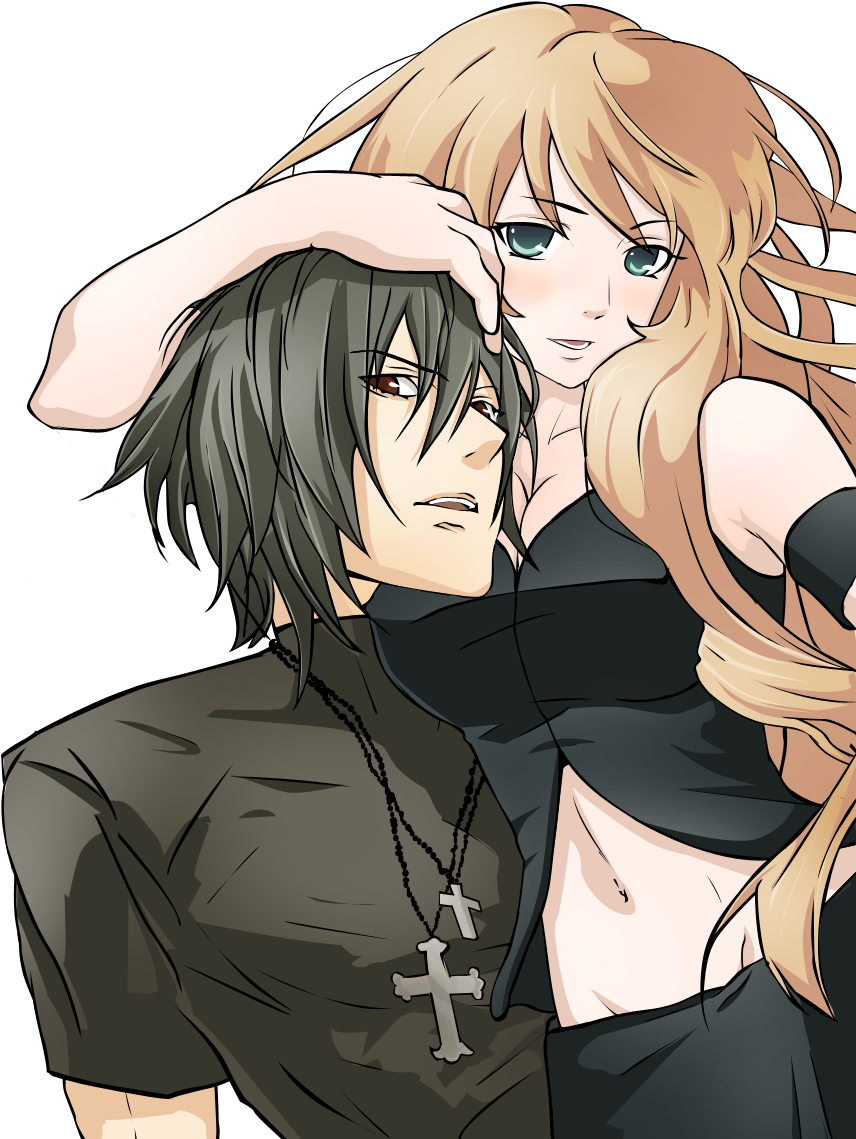 Rellik - Anime Couples Deviantart (855x1223)