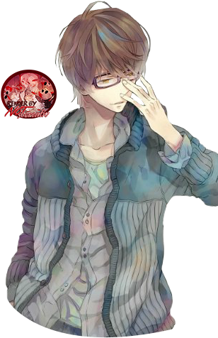 Anime Boy Render 5 By Notsocreativ - Anime Boy Brown Hair Brown Eyes (314x480)