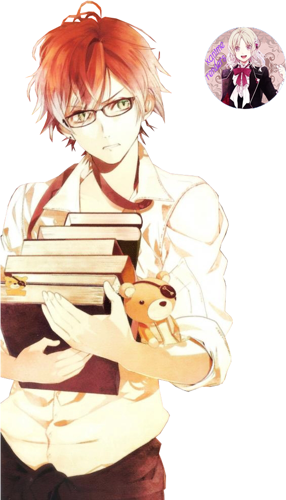 { Sakamaki Ayato } Render By Xanimerenders - Diabolik Lovers Shu X Ayato (615x996)