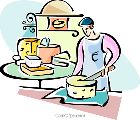 French Cheese Producer Royalty Free Vector Clip Art - Producers Clip Art (480x412)