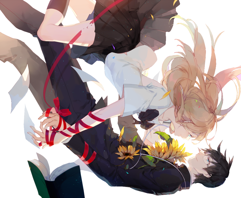 Boy And Girl Render By Cyan0610 - Sarishinohara Render (987x809)