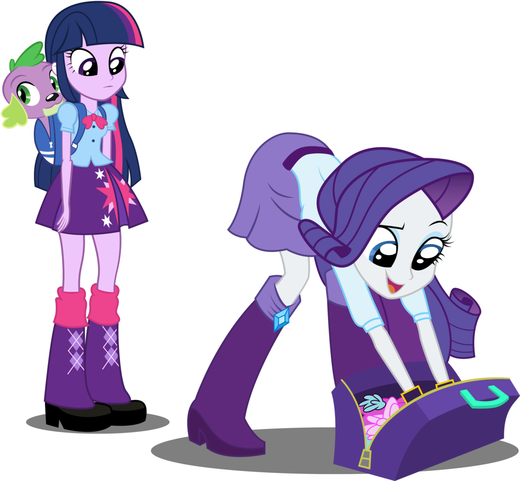 Spellboundcanvas, Backpack, Boots, Clothes, Dog, Equestria - Rarity (1063x1024)