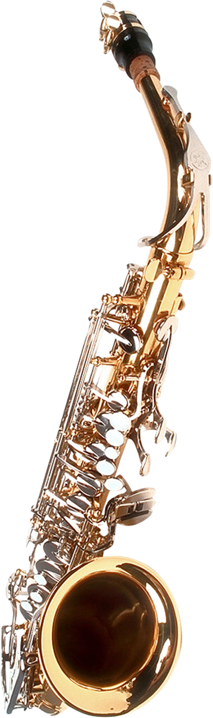 Baritone Saxophone Musical Instrument Clip Art - Саксафон Png (1417x2781)