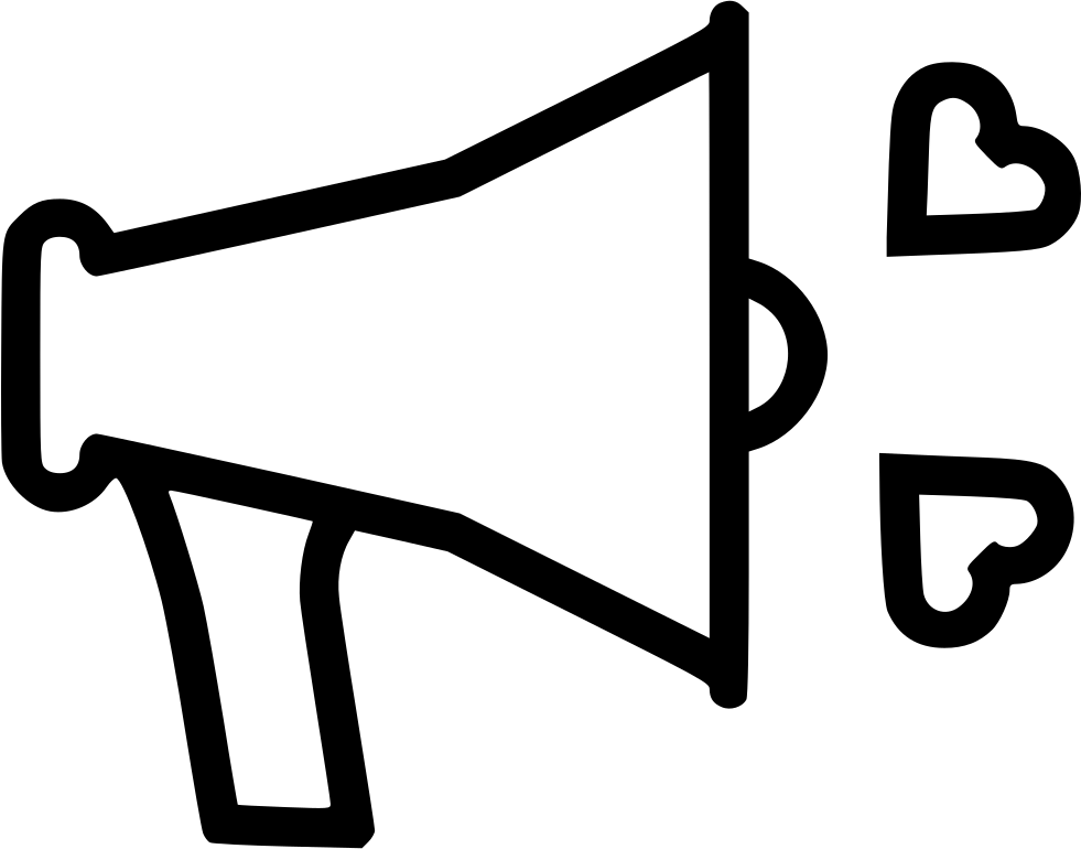 Megaphone Propose Declare Day Svg Png Icon Free Download - Wedding (981x770)