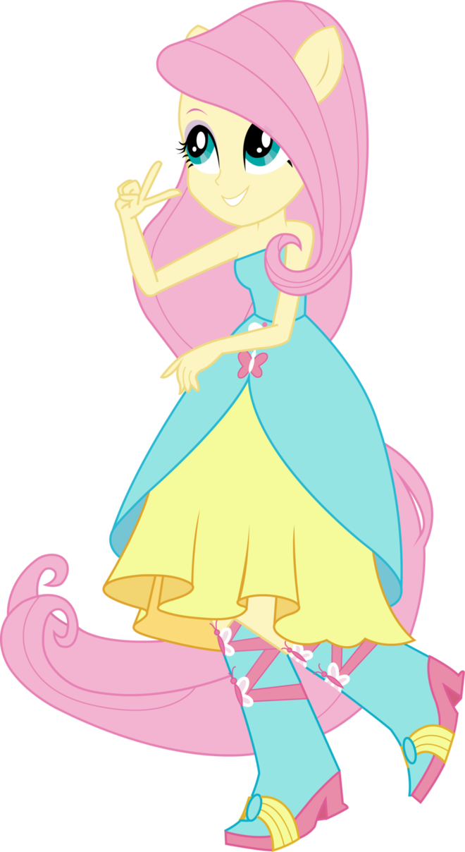 My Little Pony Equestria Girls Fluttershy Dress (660x1208)