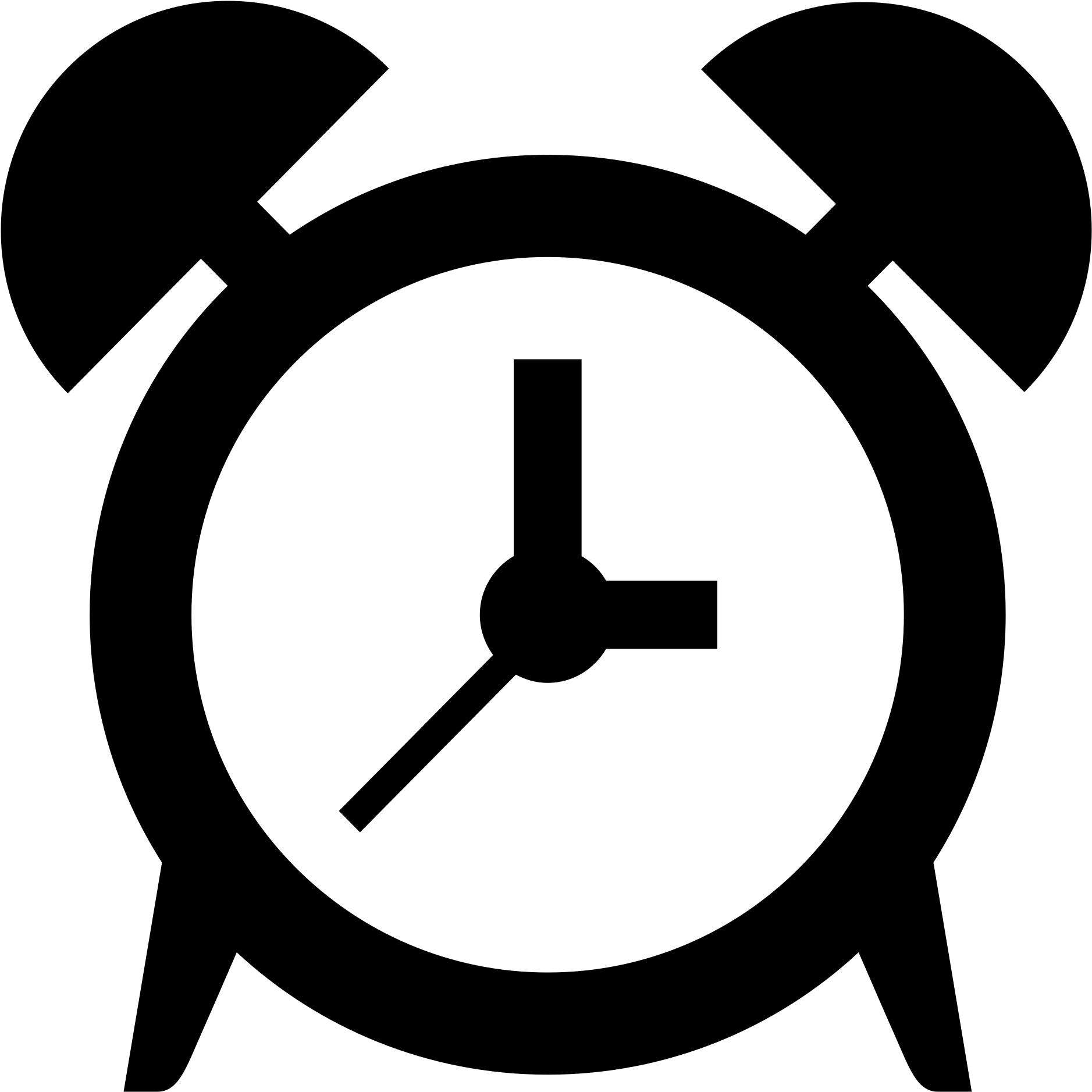 Open - Clock Emoji Black And White (2000x2000)
