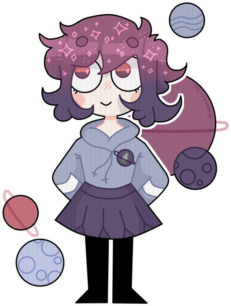 The Smolest Space Explorer By Spacemilkii - Cartoon (782x1022)