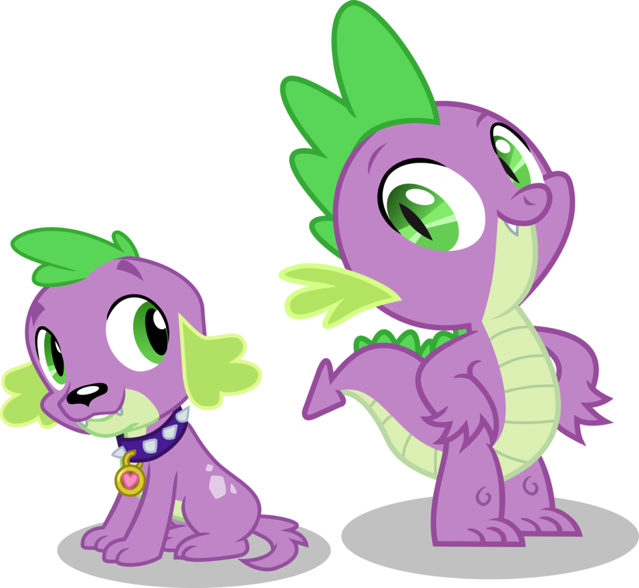 Equestria Girls - Mlp Spike And Spike (932x857)